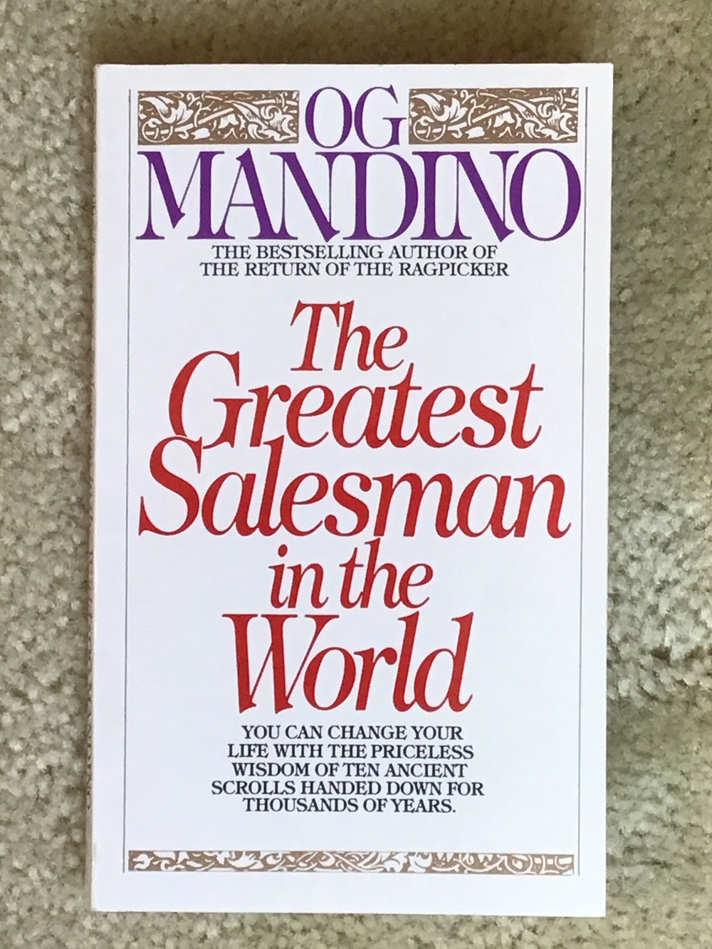 The Greatest Salesman in the World, Og Mandno, Paperback Book